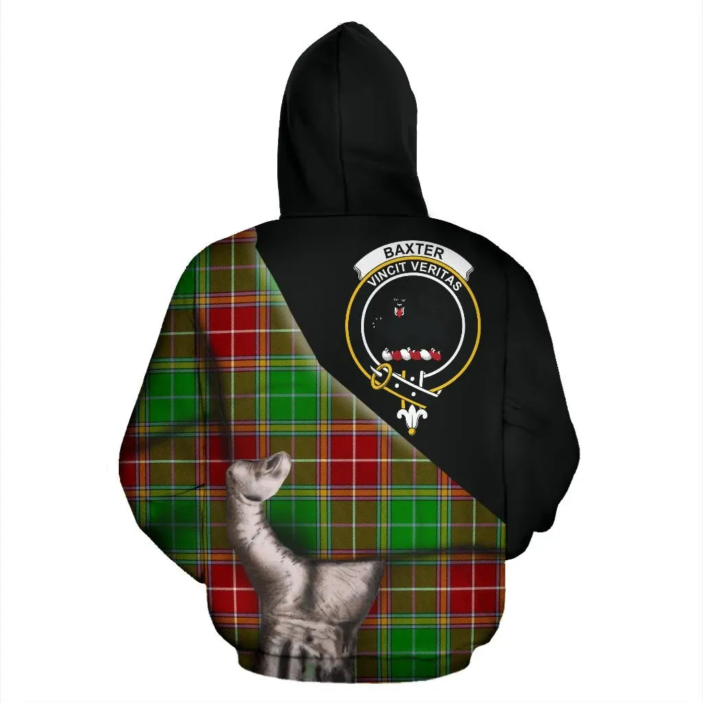 Printivon Baxter Modern Tartan Clan Crest Hoodie Patronage