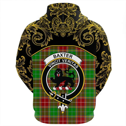 Printivon Baxter Modern Tartan Clan Crest Zip Hoodie Empire I