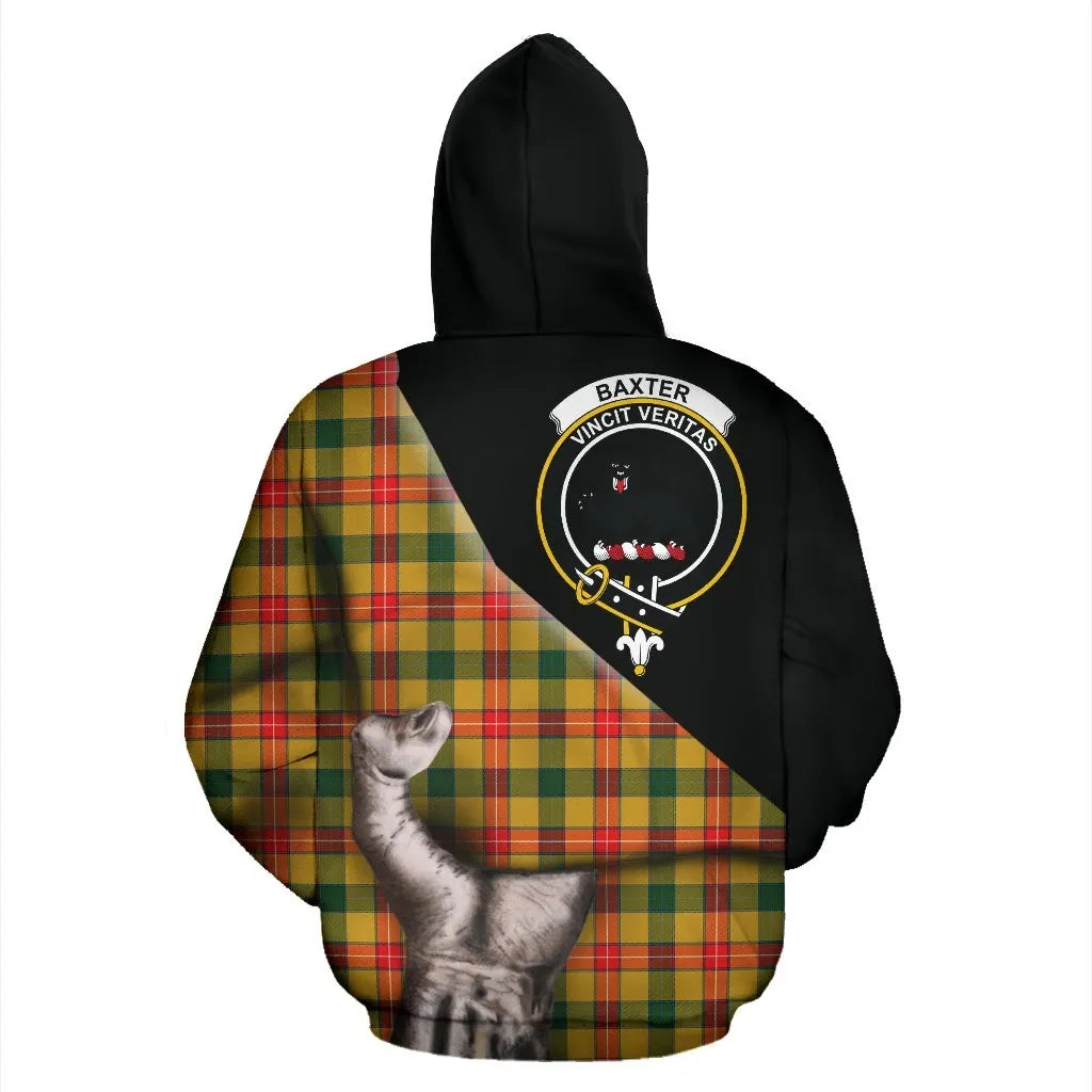 Printivon Baxter Tartan Clan Crest Hoodie Patronage