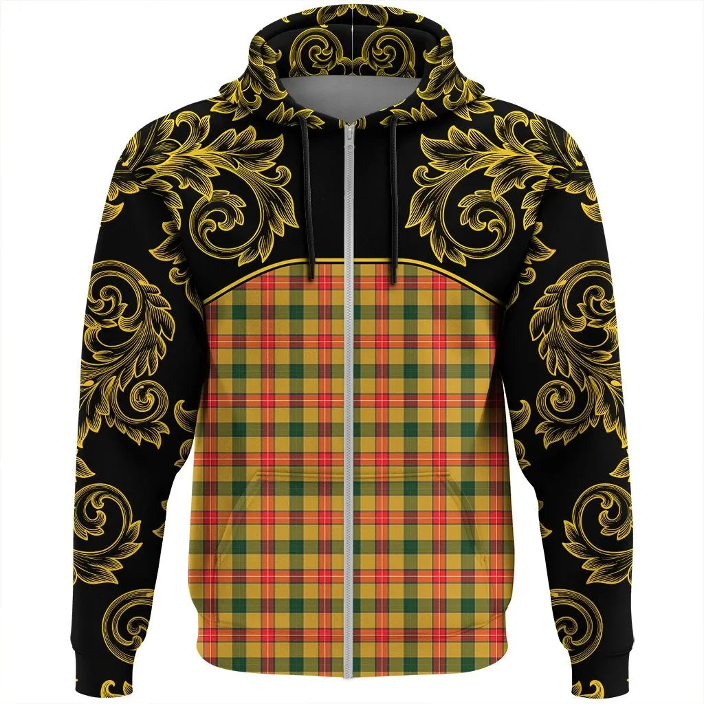 Printivon Baxter Tartan Clan Crest Zip Hoodie Empire I