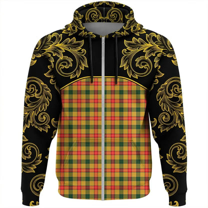 Printivon Baxter Tartan Clan Crest Zip Hoodie Empire I