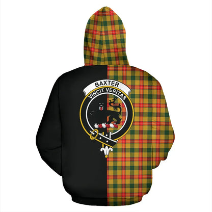 Printivon Baxter Tartan Hoodie Half Of Me