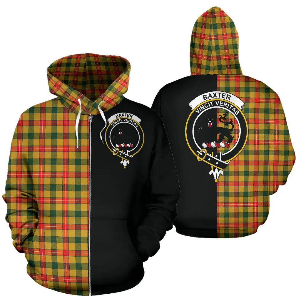 Printivon Baxter Tartan Hoodie Half Of Me