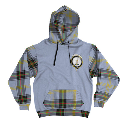 Printivon Bell Clans Tartan All Over Hoodie Sleeve Color