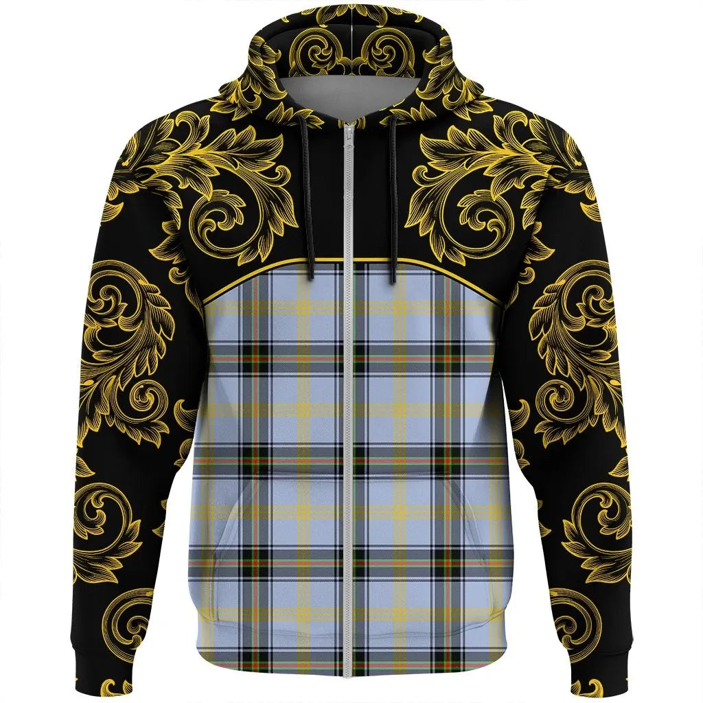 Printivon Bell Of The Borders Tartan Clan Crest Zip Hoodie Empire I