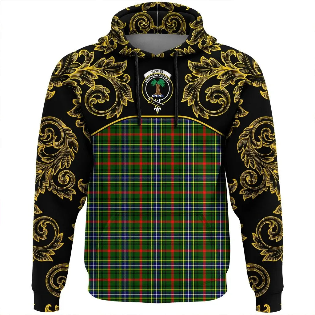 Printivon Bisset Tartan Clan Crest Hoodie Empire I