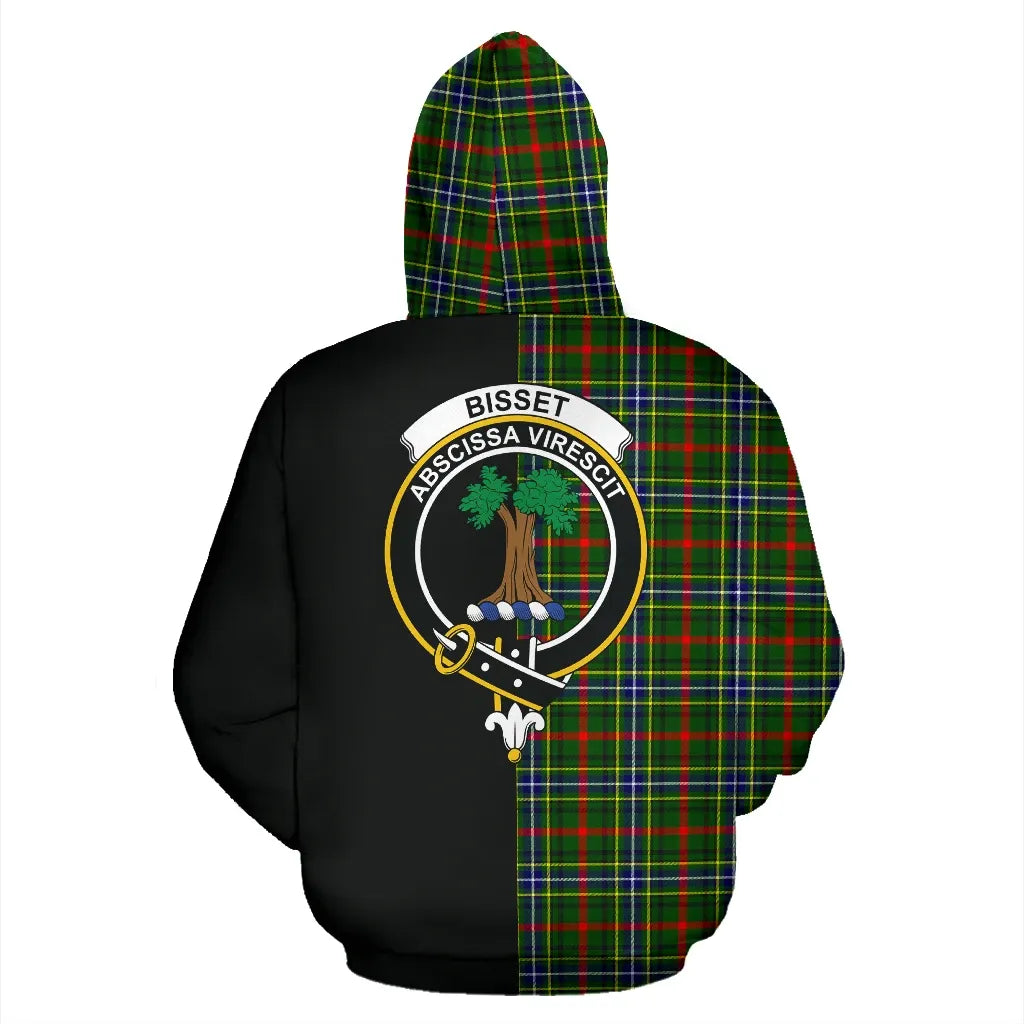Printivon Bisset Tartan Hoodie Half Of Me