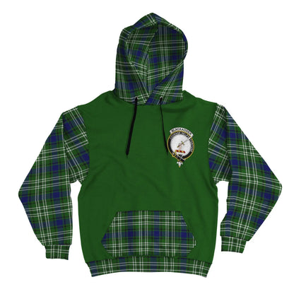 Printivon Blackadder Clans Tartan All Over Hoodie Sleeve Color