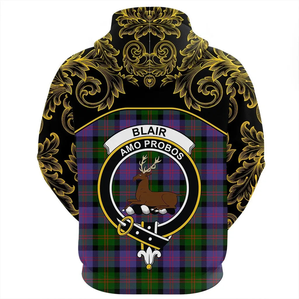 Printivon Blair Modern Tartan Clan Crest Hoodie Empire I