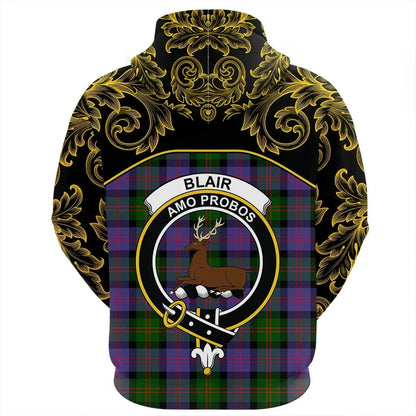 Printivon Blair Modern Tartan Clan Crest Hoodie Empire I