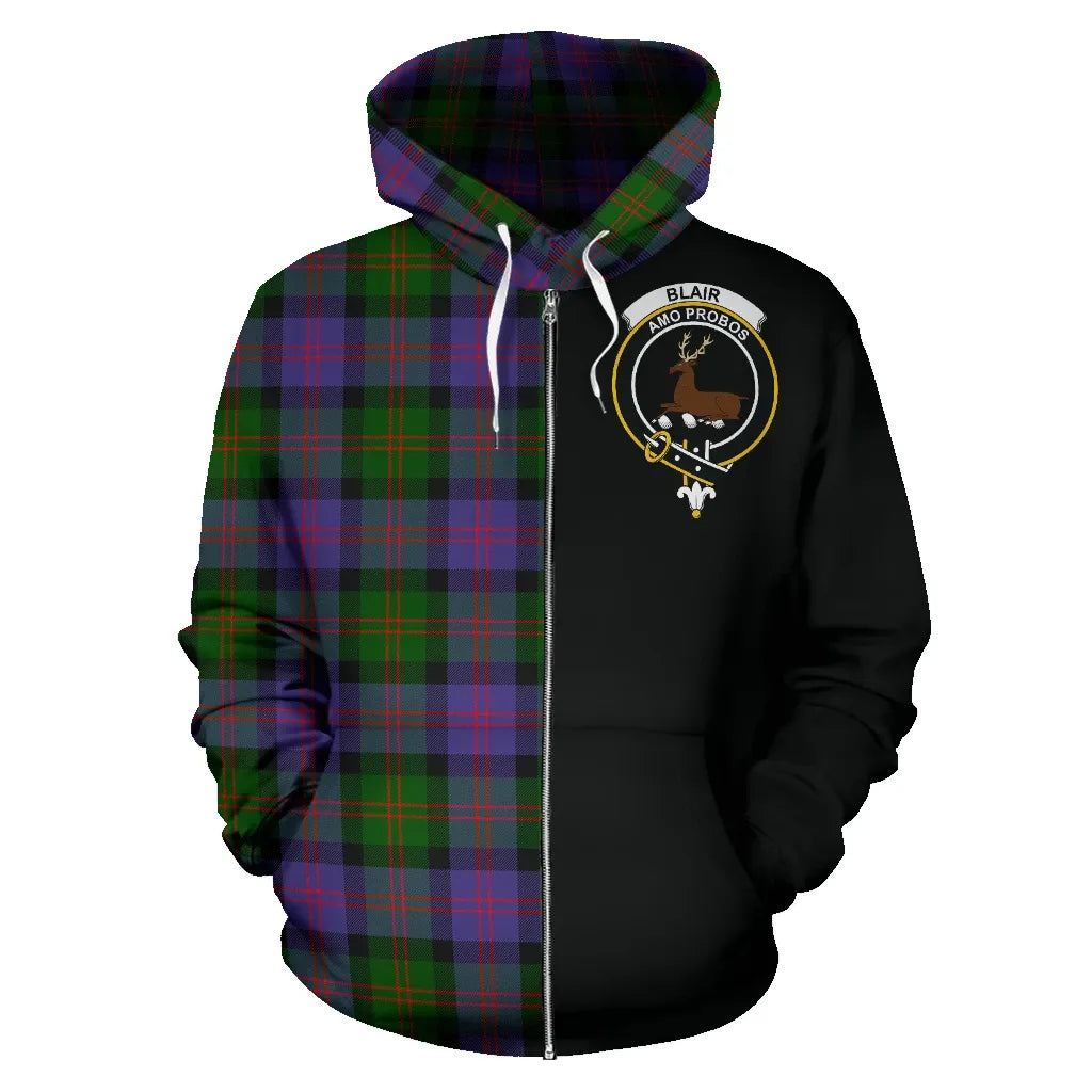 Printivon Blair Modern Tartan Hoodie Half Of Me