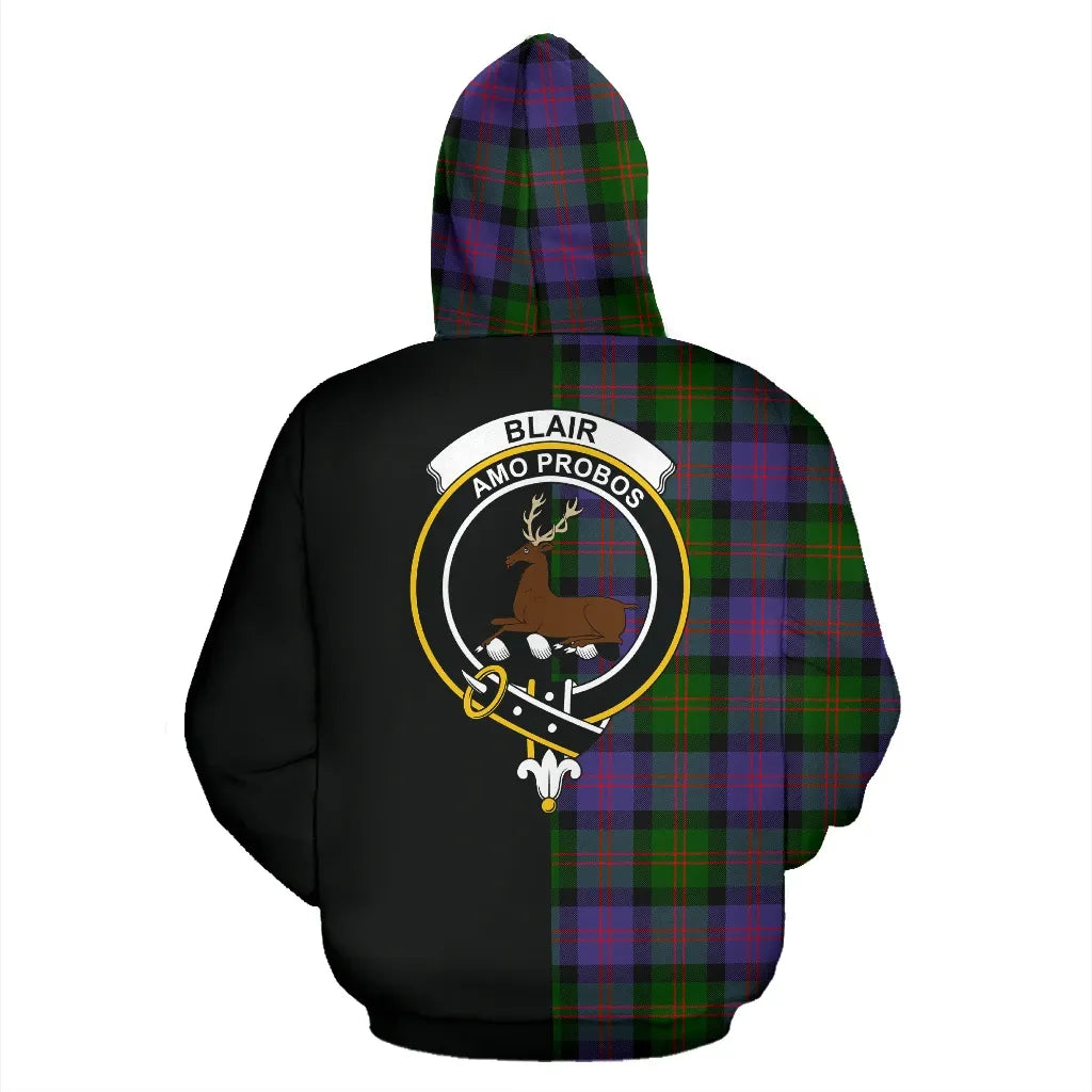 Printivon Blair Modern Tartan Hoodie Half Of Me