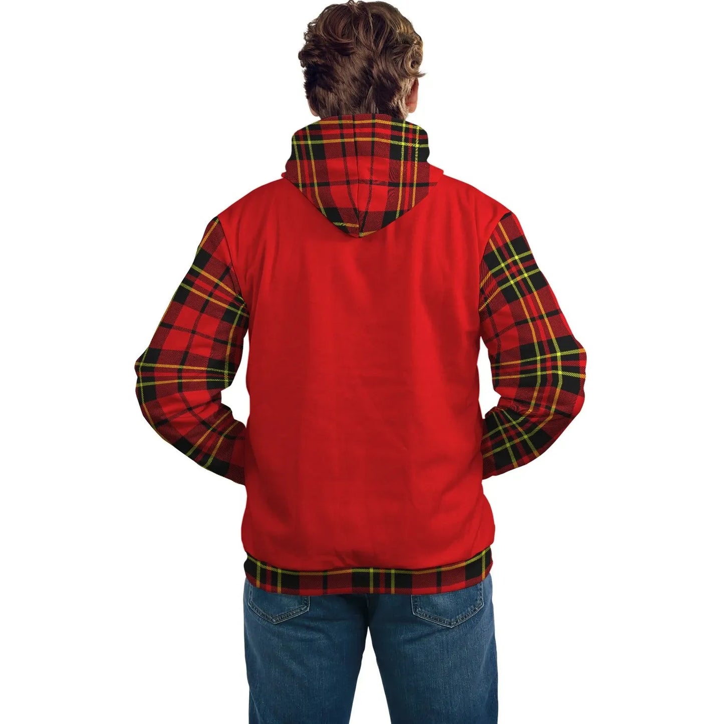 Printivon Brodie Clans Tartan All Over Hoodie Sleeve Color