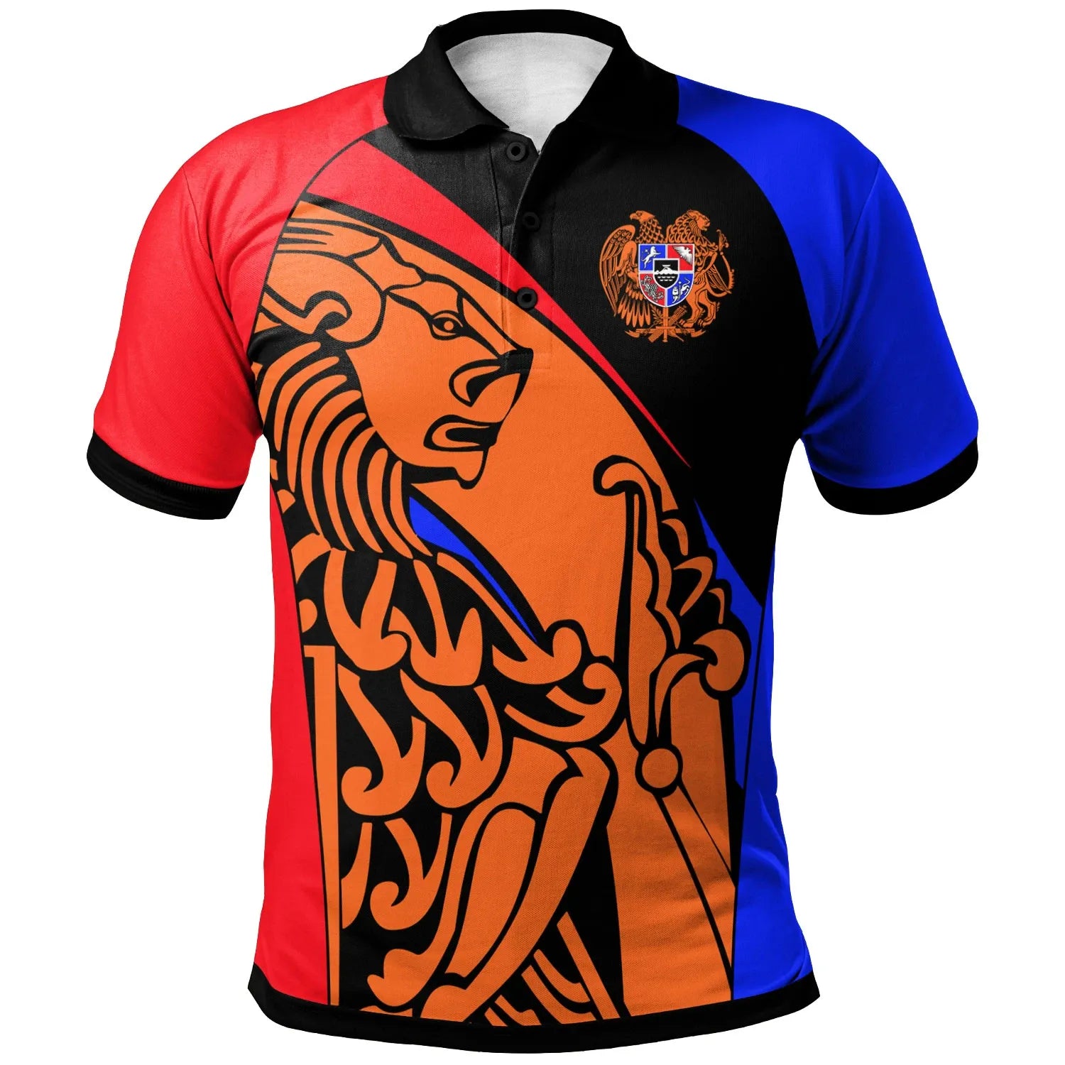 Armenia Polo Shirt A Lion and An Eagle