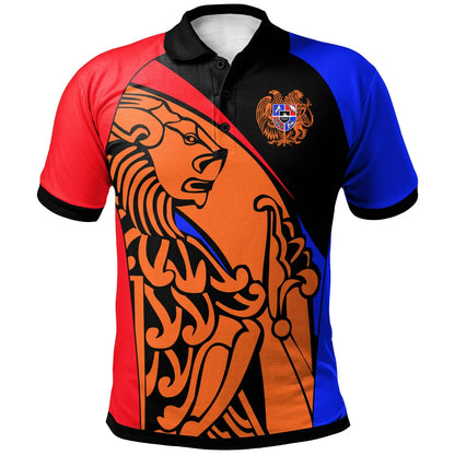 Armenia Polo Shirt A Lion and An Eagle