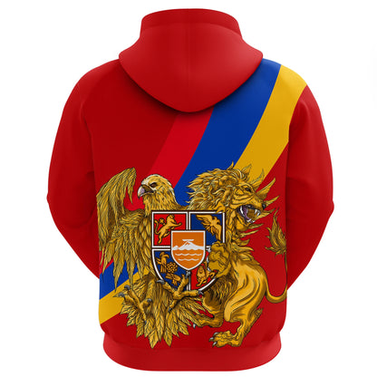 Armeria Special Flag Hoodie Unisex Printed Zip Hoodie