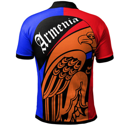 Armenia Polo Shirt A Lion and An Eagle