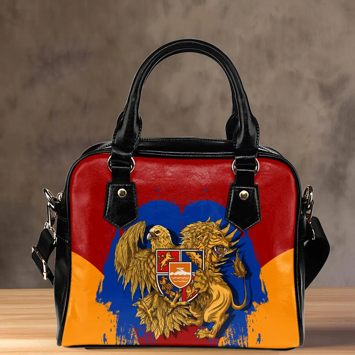 Armenia Special Coat Of Arms Shoulder Handbag