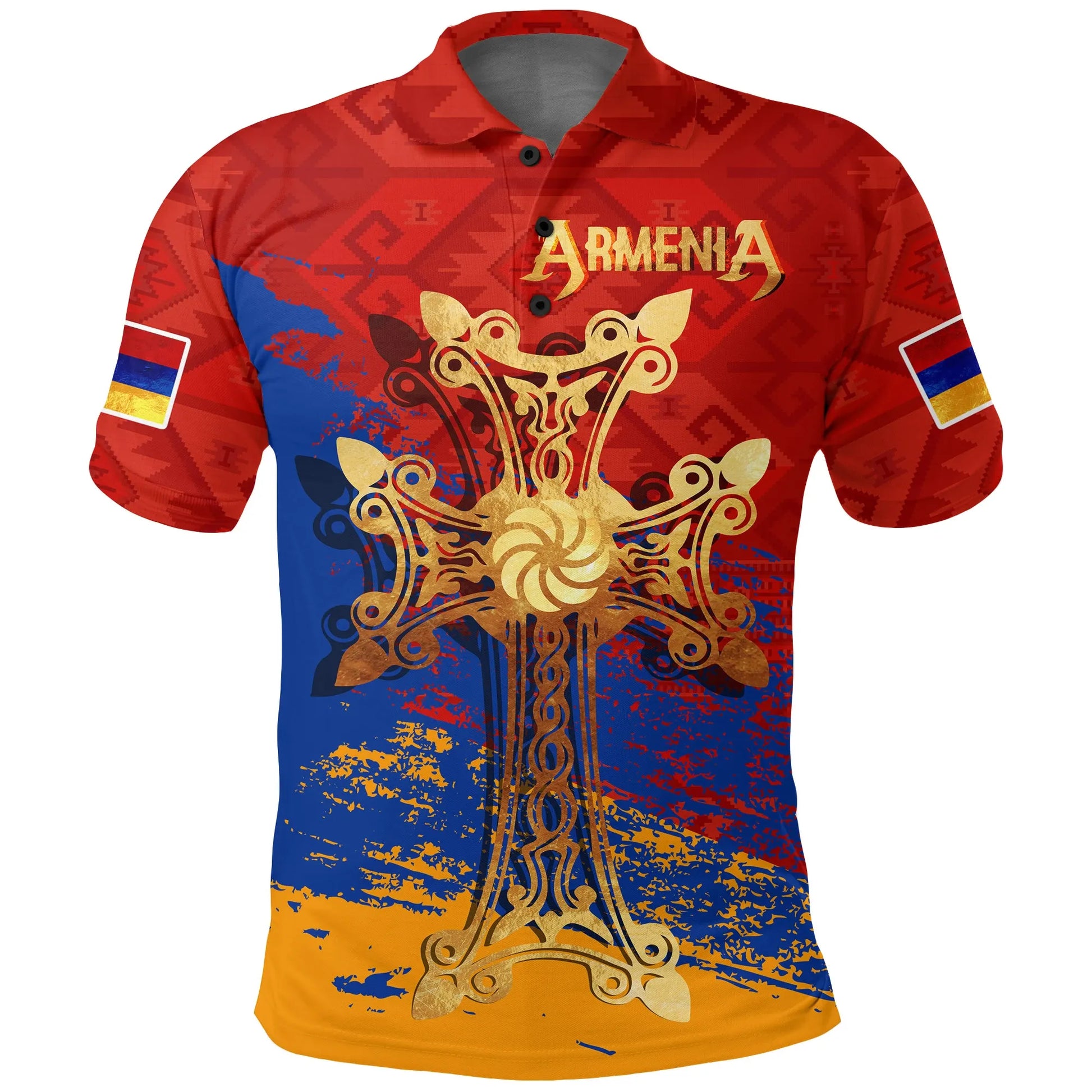 Armenia Khachkar, Armenian Cross Special Polo Shirt