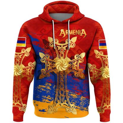 Armenia Khachkar, Armenian Cross Hoodie Special