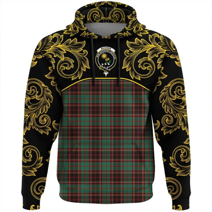 Printivon Buchan Ancient Tartan Clan Crest Hoodie Empire I