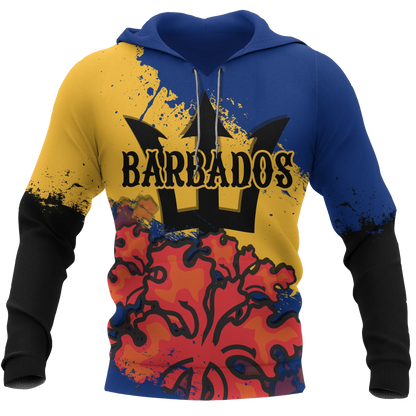 Barbados Hoodie Pride Of Barbados