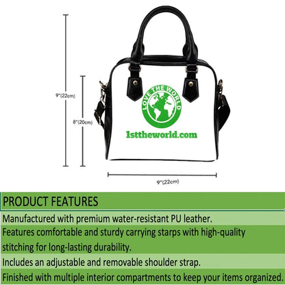 Barbados Lips Flag Shoulder Handbag