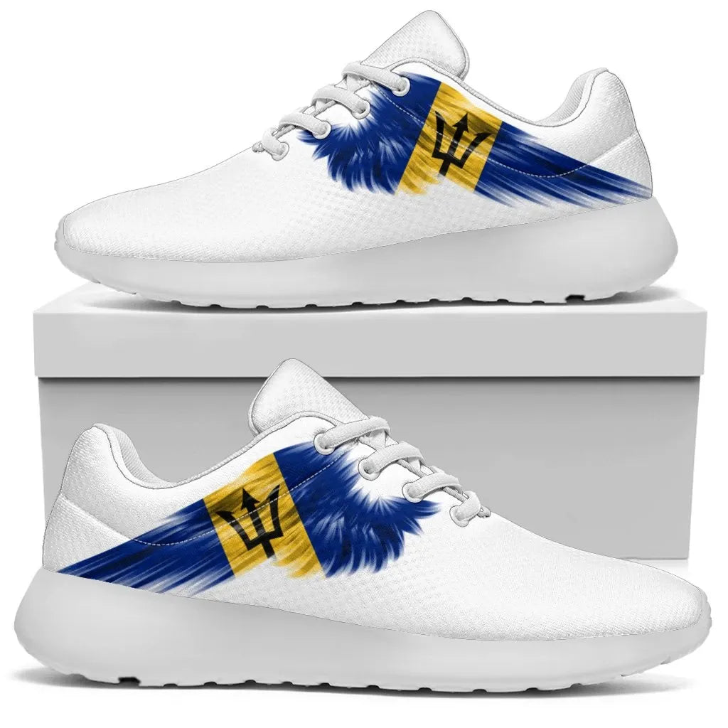 Barbados Sneakers Wings Flag Women's/Men's