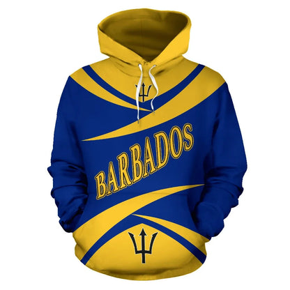 Barbados All Over Hoodie Thorny Style