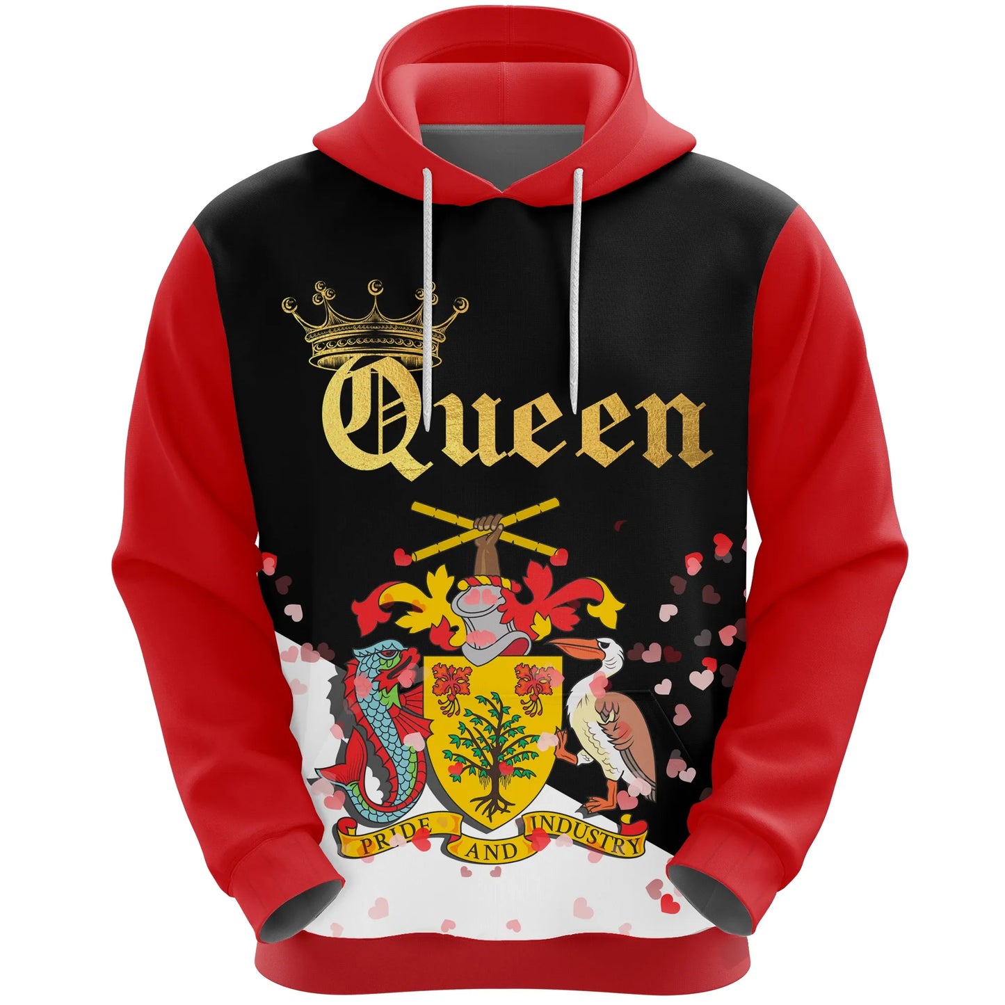 Barbados Queen Valentine Hoodie
