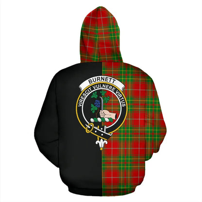 Printivon Burnett Ancient Tartan Hoodie Half Of Me