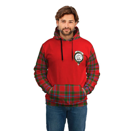 Printivon Butter Clans Tartan All Over Hoodie Sleeve Color