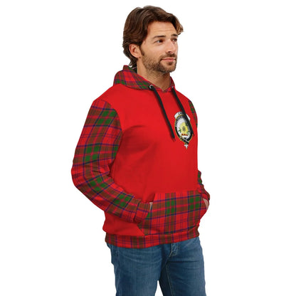 Printivon Cairns Clans Tartan All Over Hoodie Sleeve Color