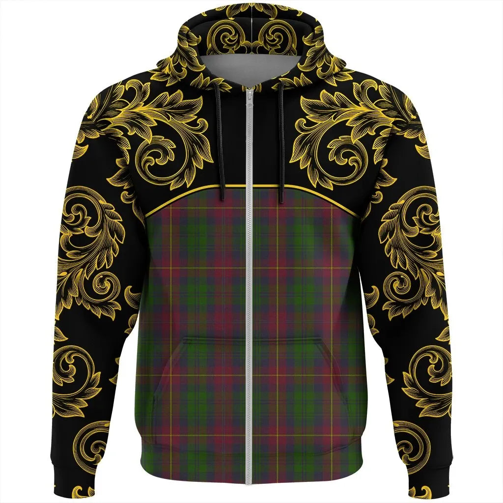 Printivon Cairns Tartan Clan Crest Zip Hoodie Empire I
