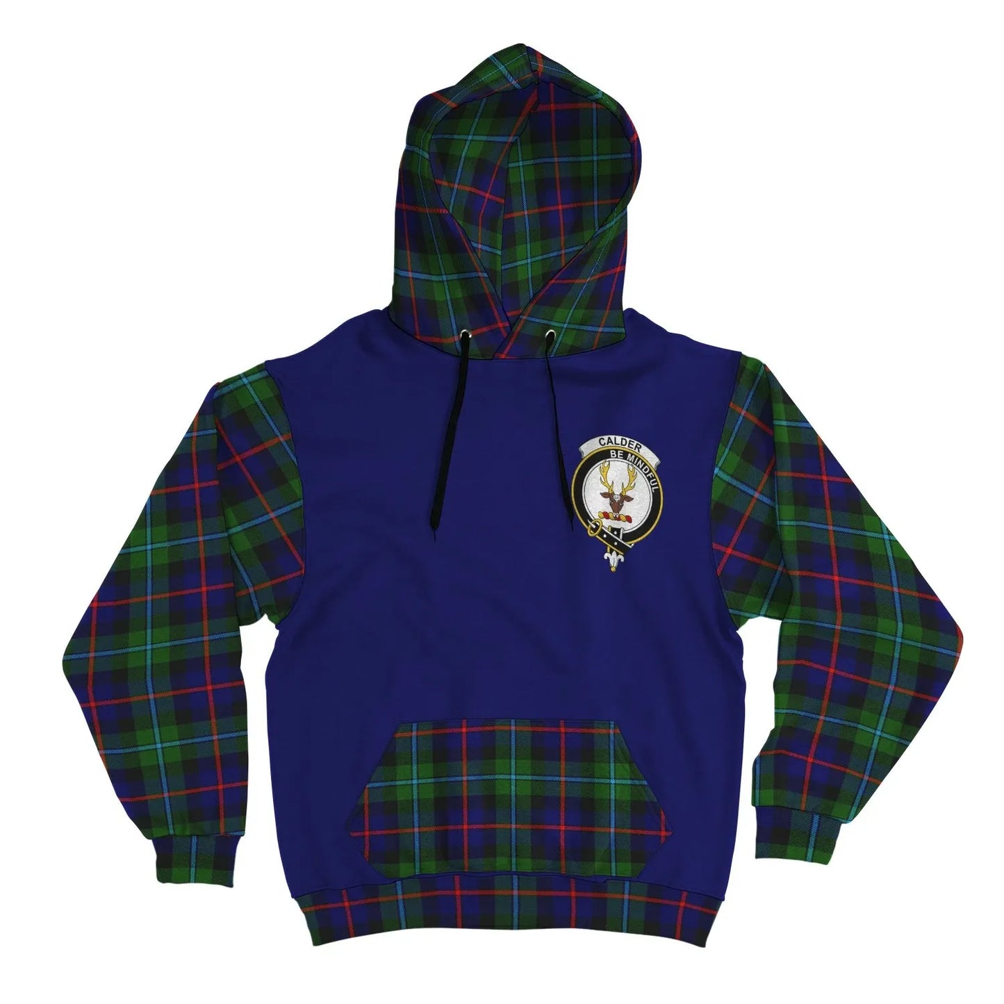 Printivon Calder Clans Tartan All Over Hoodie Sleeve Color