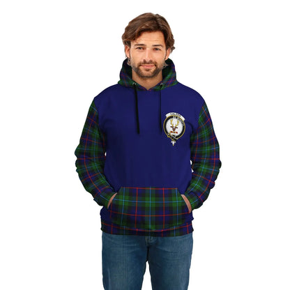 Printivon Calder Clans Tartan All Over Hoodie Sleeve Color
