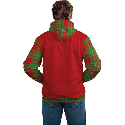 Printivon Callender Clans Tartan All Over Hoodie Sleeve Color