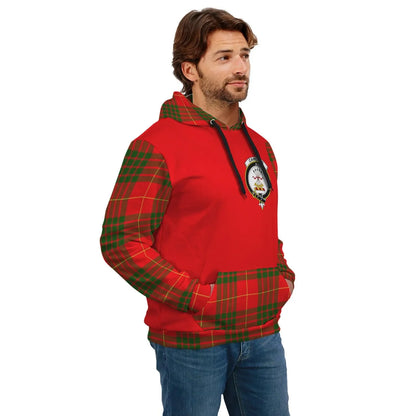 Printivon Cameron Clans Tartan All Over Hoodie Sleeve Color