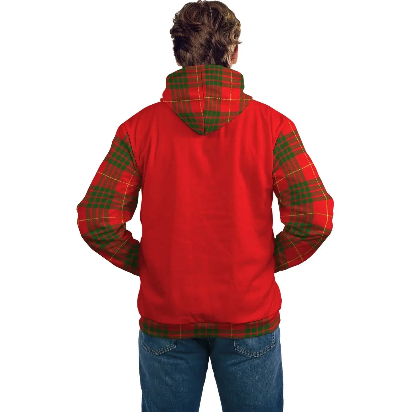 Printivon Cameron Clans Tartan All Over Hoodie Sleeve Color
