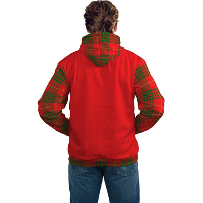 Printivon Cameron Clans Tartan All Over Hoodie Sleeve Color