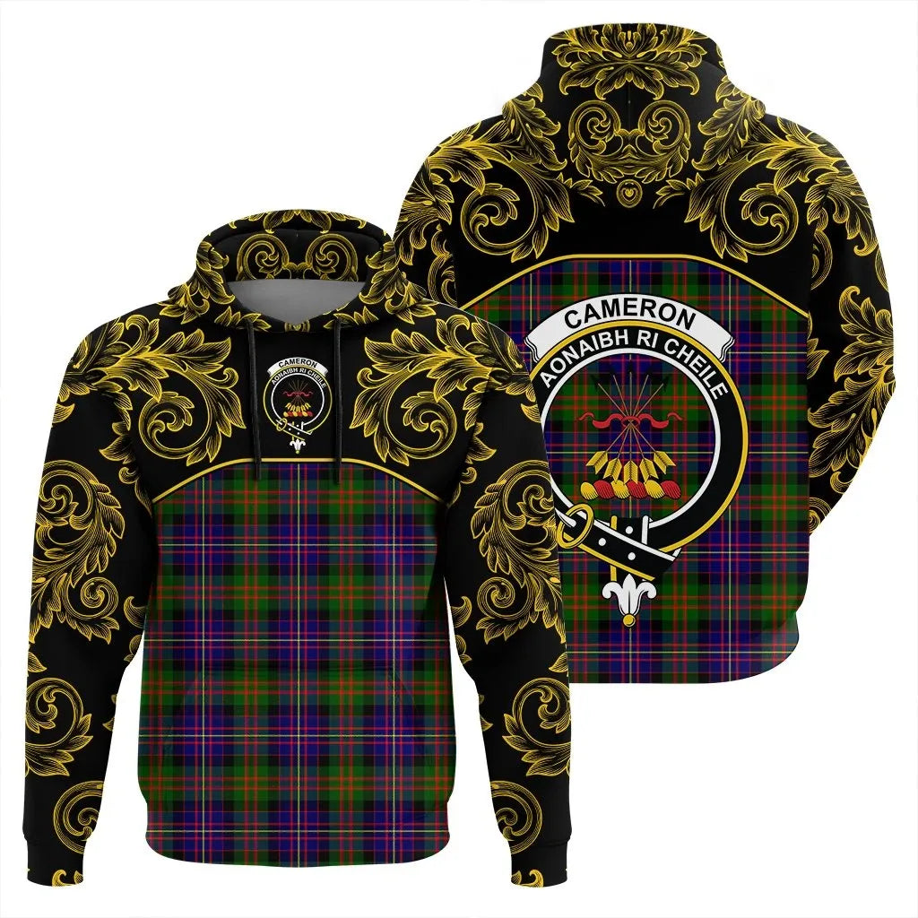 Printivon Cameron Of Erracht Modern Tartan Clan Crest Hoodie Empire I