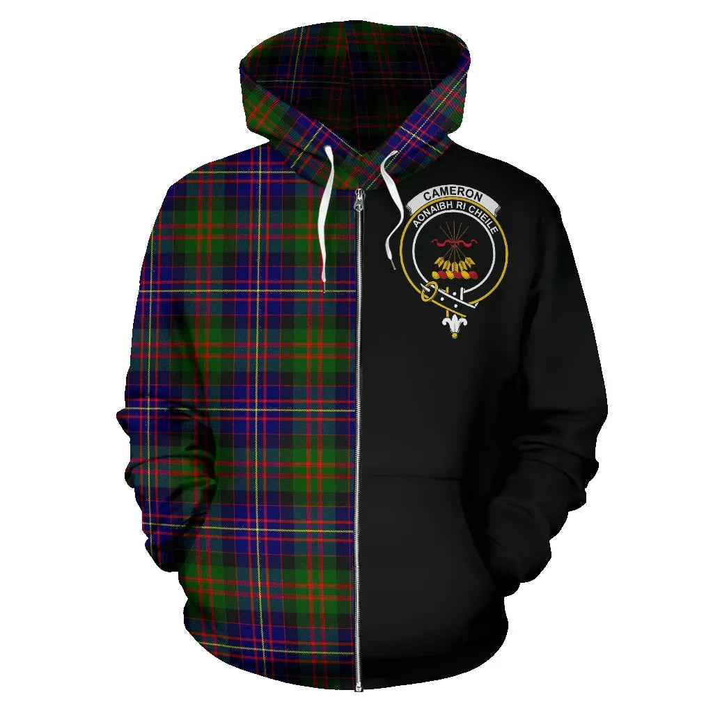 Printivon Cameron Of Erracht Modern Tartan Hoodie Half Of Me