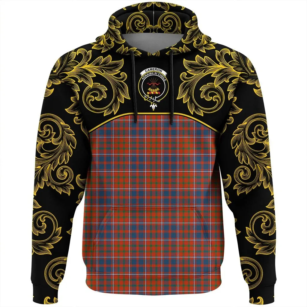 Printivon Cameron Of Lochiel Ancient Tartan Clan Crest Hoodie Empire I