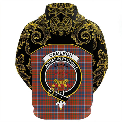 Printivon Cameron Of Lochiel Ancient Tartan Clan Crest Hoodie Empire I
