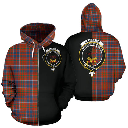 Printivon Cameron Of Lochiel Ancient Tartan Hoodie Half Of Me