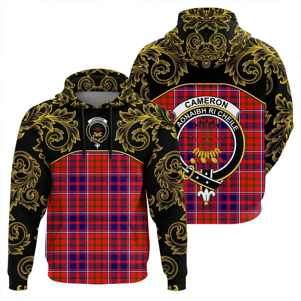 Printivon Cameron Of Lochiel Modern Tartan Clan Crest Hoodie Empire I