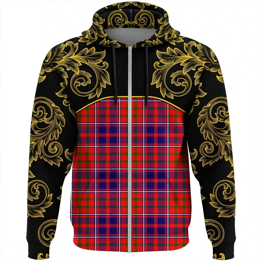 Printivon Cameron Of Lochiel Modern Tartan Clan Crest Zip Hoodie Empire I