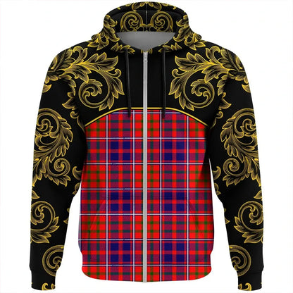 Printivon Cameron Of Lochiel Modern Tartan Clan Crest Zip Hoodie Empire I