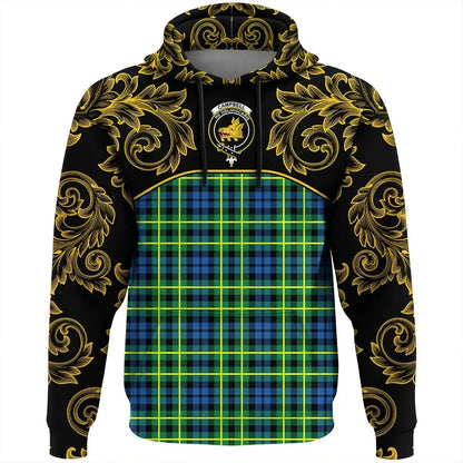 Printivon Campbell Of Breadalbane Ancient Tartan Clan Crest Hoodie Empire I