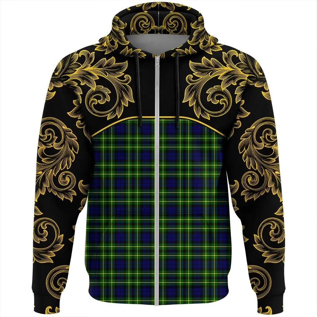 Printivon Campbell Of Breadalbane Modern Tartan Clan Crest Zip Hoodie Empire I